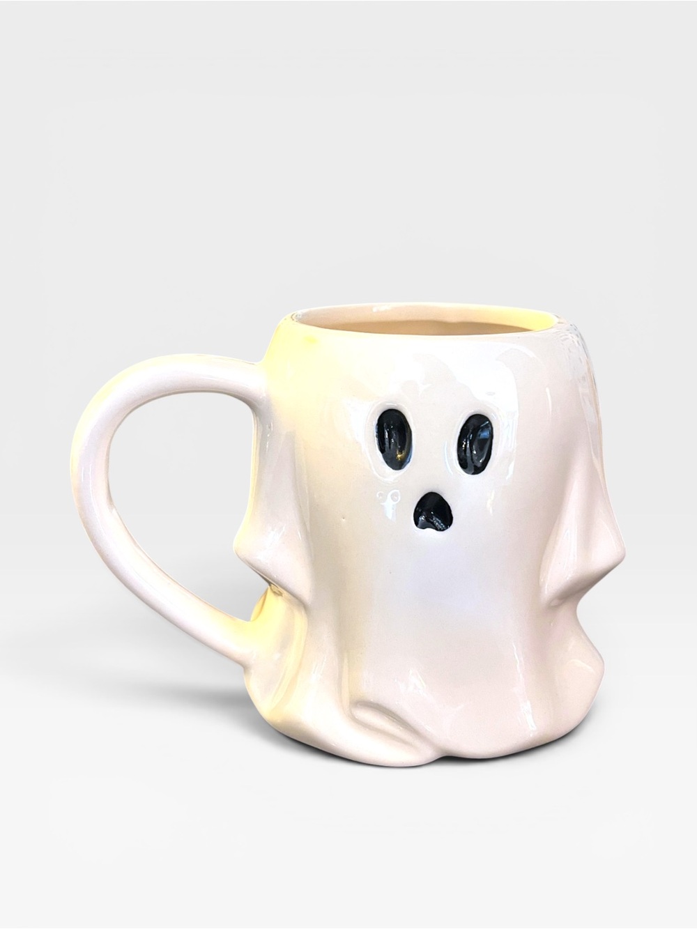 Ghost Ceramic Mug - White Halloween Coffee Cup